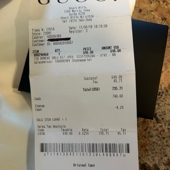 Gucci Ophidia GG Supreme Wallet - Picture 14 of 14